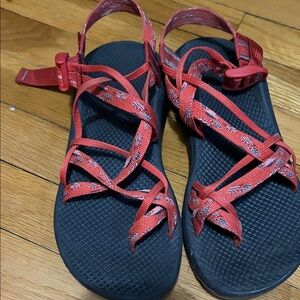 Chaco Women's Orange and Black Sandals